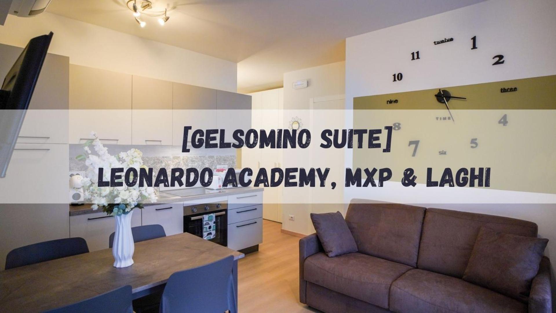 Gelsomino Suite Leonardo Academy, Mxp & Laghi Sesto Calende Esterno foto